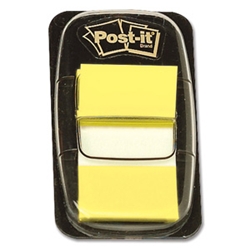 Yellow Index Flags 25mm [Pack 12]